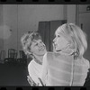 Lotte Lenya and Jill Haworth in rehearsal for the stage production Cabaret