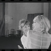 Lotte Lenya and Jill Haworth in rehearsal for the stage production Cabaret