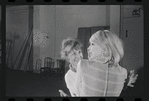 Lotte Lenya and Jill Haworth in rehearsal for the stage production Cabaret