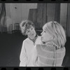 Lotte Lenya and Jill Haworth in rehearsal for the stage production Cabaret