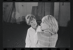 Lotte Lenya and Jill Haworth in rehearsal for the stage production Cabaret