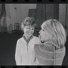 Lotte Lenya and Jill Haworth in rehearsal for the stage production Cabaret