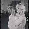 Lotte Lenya and Jill Haworth in rehearsal for the stage production Cabaret