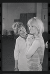 Lotte Lenya and Jill Haworth in rehearsal for the stage production Cabaret