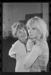 Lotte Lenya and Jill Haworth in rehearsal for the stage production Cabaret