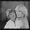 Lotte Lenya and Jill Haworth in rehearsal for the stage production Cabaret