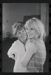 Lotte Lenya and Jill Haworth in rehearsal for the stage production Cabaret