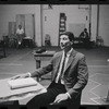 Bert Convy in rehearsal for the stage production Cabaret