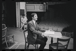 Peg Murray and Bert Convy in rehearsal for the stage production Cabaret