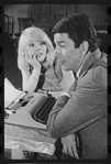 Jill Haworth and Bert Convy in rehearsal for the stage production Cabaret