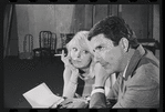 Jill Haworth and Bert Convy in rehearsal for the stage production Cabaret