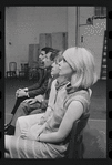 Bert Convy, Jack Gilford, Lotte Lenya and Jill Haworth in rehearsal for the stage production Cabaret