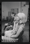 Bert Convy, Jack Gilford, Lotte Lenya and Jill Haworth in rehearsal for the stage production Cabaret