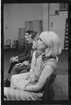 Bert Convy, Jack Gilford, Lotte Lenya and Jill Haworth in rehearsal for the stage production Cabaret