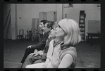 Bert Convy, Jack Gilford, Lotte Lenya and Jill Haworth in rehearsal for the stage production Cabaret