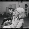 Bert Convy, Jack Gilford, Lotte Lenya and Jill Haworth in rehearsal for the stage production Cabaret