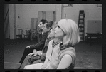 Bert Convy, Jack Gilford, Lotte Lenya and Jill Haworth in rehearsal for the stage production Cabaret
