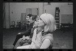Bert Convy, Jack Gilford, Lotte Lenya and Jill Haworth in rehearsal for the stage production Cabaret