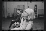 Bert Convy, Jack Gilford, Lotte Lenya and Jill Haworth in rehearsal for the stage production Cabaret