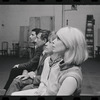 Bert Convy, Jack Gilford, Lotte Lenya and Jill Haworth in rehearsal for the stage production Cabaret