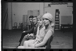 Bert Convy, Jack Gilford, Lotte Lenya and Jill Haworth in rehearsal for the stage production Cabaret