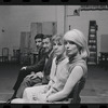 Bert Convy, Jack Gilford, Lotte Lenya and Jill Haworth in rehearsal for the stage production Cabaret