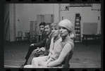 Bert Convy, Jack Gilford, Lotte Lenya and Jill Haworth in rehearsal for the stage production Cabaret