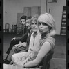 Bert Convy, Jack Gilford, Lotte Lenya and Jill Haworth in rehearsal for the stage production Cabaret