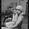 Bert Convy, Jack Gilford, Lotte Lenya and Jill Haworth in rehearsal for the stage production Cabaret