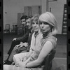 Bert Convy, Jack Gilford, Lotte Lenya and Jill Haworth in rehearsal for the stage production Cabaret