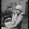 Bert Convy, Jack Gilford, Lotte Lenya and Jill Haworth in rehearsal for the stage production Cabaret