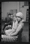 Bert Convy, Jack Gilford, Lotte Lenya and Jill Haworth in rehearsal for the stage production Cabaret