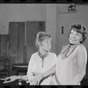Lotte Lenya and Peg Murray in rehearsal for the stage production Cabaret
