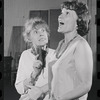 Lotte Lenya and Peg Murray in rehearsal for the stage production Cabaret
