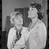 Lotte Lenya and Peg Murray in rehearsal for the stage production Cabaret