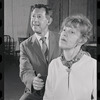 Jack Gilford and Lotte Lenya in rehearsal for the stage production Cabaret