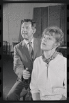 Jack Gilford and Lotte Lenya in rehearsal for the stage production Cabaret