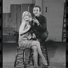 Jill Haworth and Joel Grey in rehearsal for the stage production Cabaret