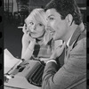 Jill Haworth and Bert Convy in rehearsal for the stage production Cabaret
