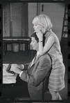 Bert Convy and Jill Haworth in rehearsal for the stage production Cabaret