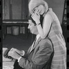 Bert Convy and Jill Haworth in rehearsal for the stage production Cabaret