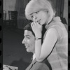 Bert Convy and Jill Haworth in rehearsal for the stage production Cabaret