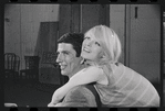 Bert Convy and Jill Haworth in rehearsal for the stage production Cabaret