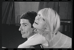 Bert Convy and Jill Haworth in rehearsal for the stage production Cabaret
