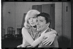 Jill Haworth and Bert Convy in rehearsal for the stage production Cabaret