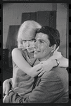 Jill Haworth and Bert Convy in rehearsal for the stage production Cabaret