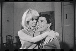 Jill Haworth and Bert Convy in rehearsal for the stage production Cabaret