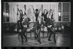 Dancers in rehearsal for the stage production Cabaret