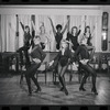 Dancers in rehearsal for the stage production Cabaret