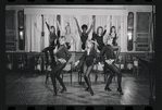 Dancers in rehearsal for the stage production Cabaret